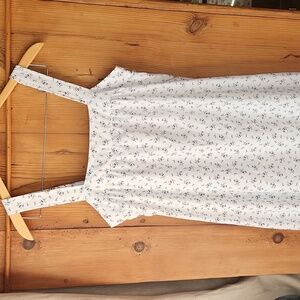 Floral White Maxi Dress